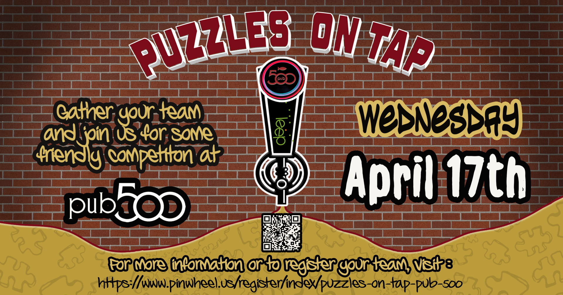 Puzzles on Tap at Pub 500